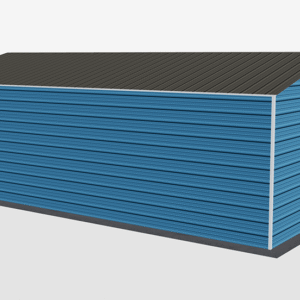 18x31 Residential Style Garage view 1