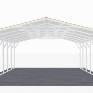 18x31 Vertical Roof Carport view 2