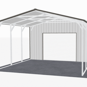 18x31 Vertical Roof Utility Carport view 2