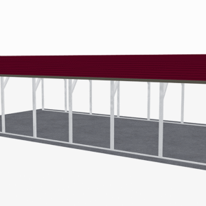 18x36 A-Frame Roof Carport view 1