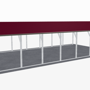 18x36 A-Frame Roof Carport view 4