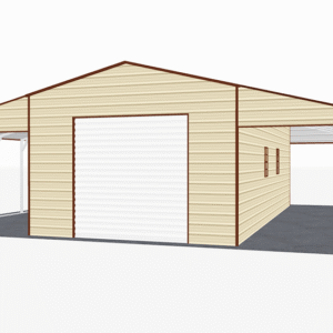 42x36 A-Frame Roof Continuous Barns view 2