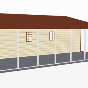 42x36 A-Frame Roof Continuous Barns view 4