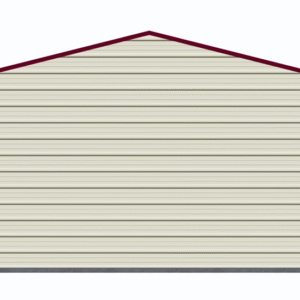 18x36 A-Frame Roof Garage view 3