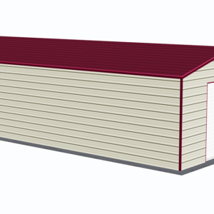 18x36 A-Frame Roof Garage view 1