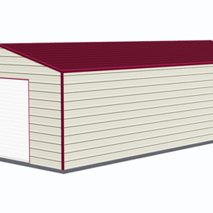18x36 A-Frame Roof Garage view 4