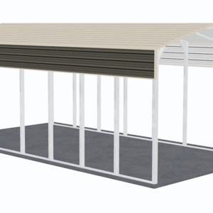18x36 A-Frame Roof RV Cover view 1
