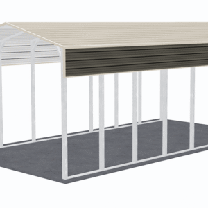 18x36 A-Frame Roof RV Cover view 4