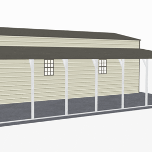 42x36 A-Frame Roof Step Down Barns view 4