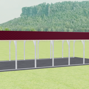 18x36 Vertical Roof Carport view 4