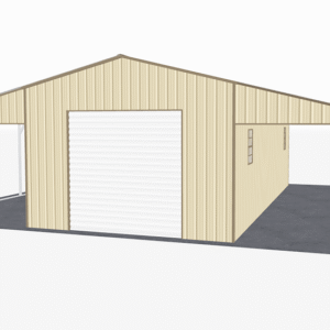 42x36 Vertical Roof Continuous Barns view 2
