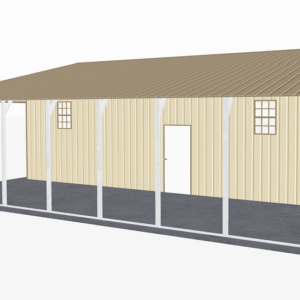 42x36 Vertical Roof Continuous Barns view 1
