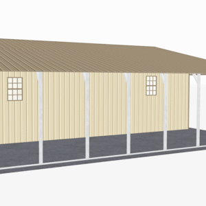 42x36 Vertical Roof Continuous Barns view 4