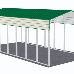 18x36 Vertical Roof RV Cover view 1