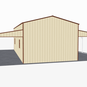 42x36 Vertical Roof Step Down Barns view 3
