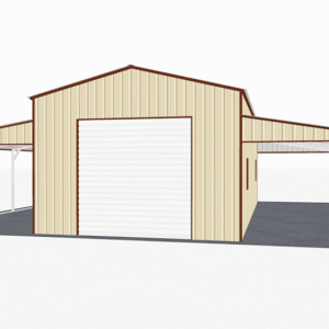 42x36 Vertical Roof Step Down Barns view 2