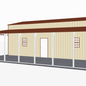 42x36 Vertical Roof Step Down Barns view 1