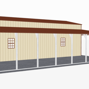 42x36 Vertical Roof Step Down Barns view 4