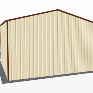 18x36 Vertical Roof Utility Carport view 3