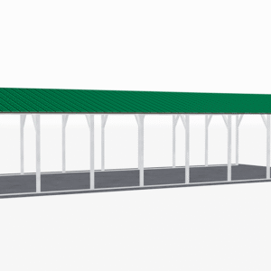 18x41 Vertical Roof Carport view 4
