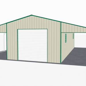 42x41 Vertical Roof Continuous Barns view 2