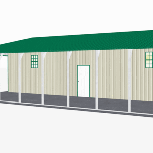 42x41 Vertical Roof Continuous Barns view 1