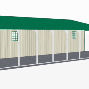 42x41 Vertical Roof Continuous Barns view 4