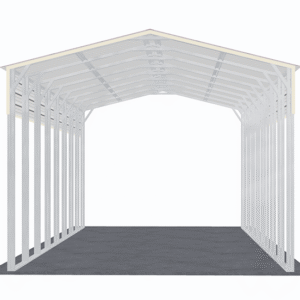 18x41 Vertical Roof RV Cover view 2