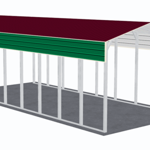 18x41 Vertical Roof RV Cover view 1