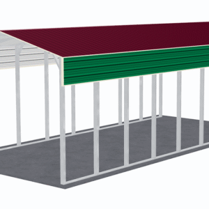 18x41 Vertical Roof RV Cover view 4