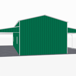 42x41 Vertical Roof Step Down Barns view 3