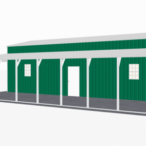 42x41 Vertical Roof Step Down Barns view 1