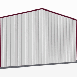 18x41 Vertical Roof Utility Carport view 3