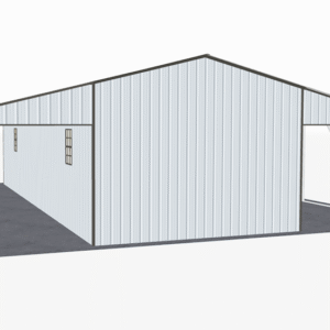 42x46 Vertical Roof Continuous Barns view 3