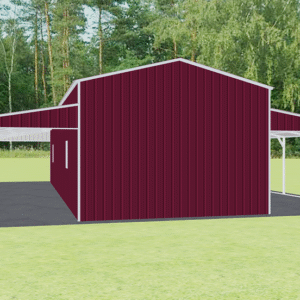 42x46 Vertical Roof Step Down Barns view 3