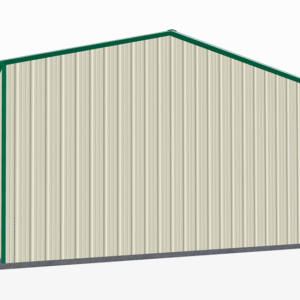 18x51 Vertical Roof Utility Carport view 3