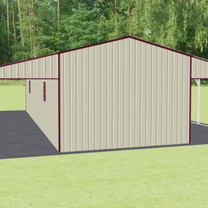 42x51 Vertical Roof Continuous Barns view 3