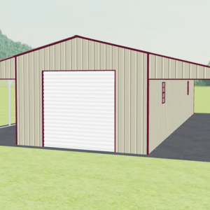 42x51 Vertical Roof Continuous Barns view 2