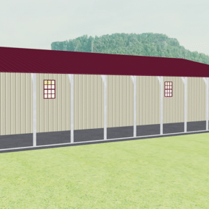 42x51 Vertical Roof Continuous Barns view 4