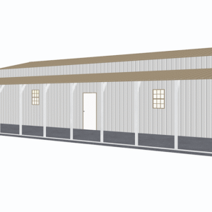 42x51 Vertical Roof Step Down Barns view 1