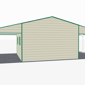 44x21 A-Frame Roof Continuous Barns view 3