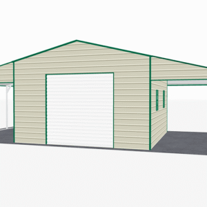 44x21 A-Frame Roof Continuous Barns view 2