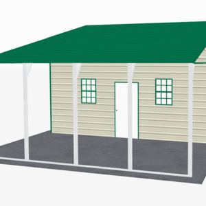 44x21 A-Frame Roof Continuous Barns view 1