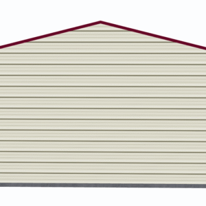 20x21 A-Frame Roof Garage view 3