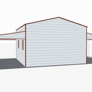 44x21 A-Frame Roof Step Down Barns view 3