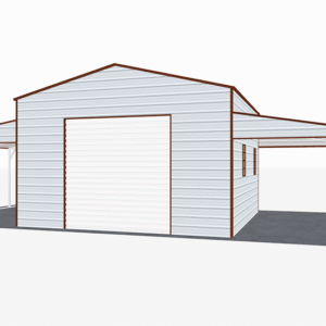 44x21 A-Frame Roof Step Down Barns view 2