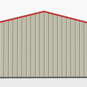 20x21 All Vertical Style Garage view 3