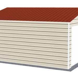 20x21 Residential Style Garage view 1