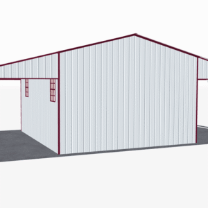 44x21 Vertical Roof Continuous Barns view 3