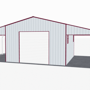 44x21 Vertical Roof Continuous Barns view 2